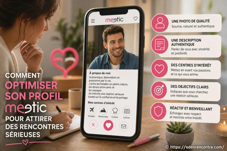 Comment optimiser son profil Meetic pour attirer des rencontres sérieuses ?