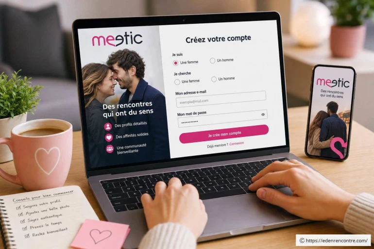 Comment créer un compte Meetic : étapes simples et conseils pratiques