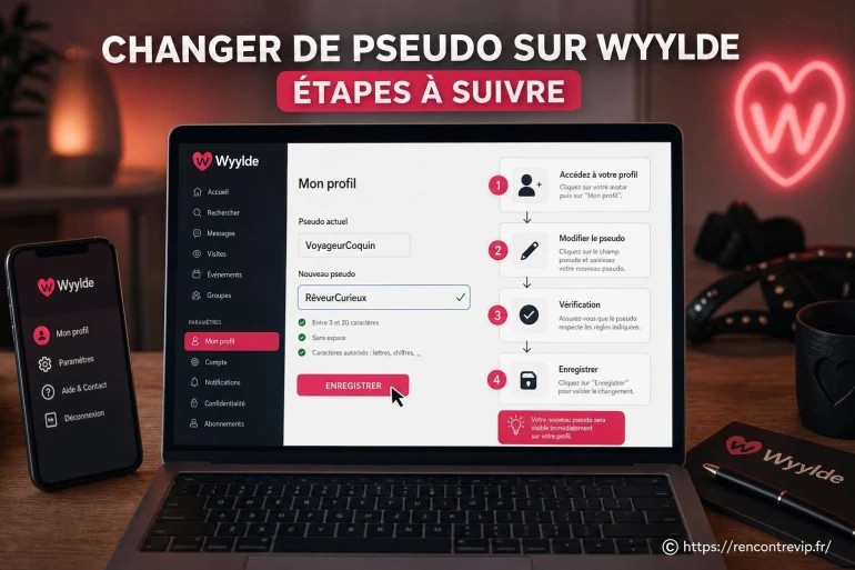 Changer de pseudo sur Wyylde : quelles étapes suivre ?