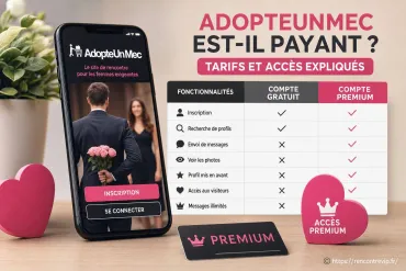 AdopteUnMec est-il payant ? tarifs et accès expliqués en détail