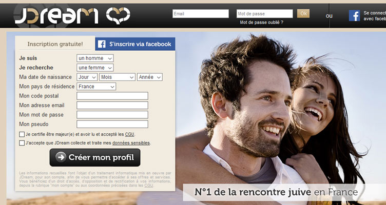JDream : avis sur le site de rencontre juive